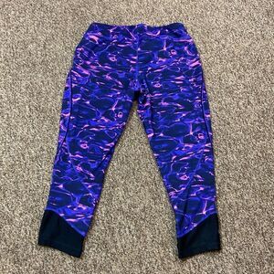 Avía Purple and Pink Leggings Yoga Women’s Size M